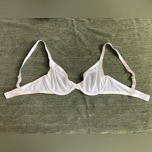 CUUP Plunge Mesh Bra - Salt 34C